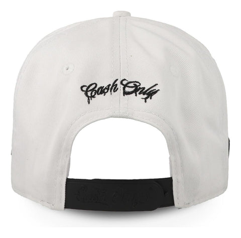 Gorra Cash Only 23 Skull Negro & Blanco Unitalla