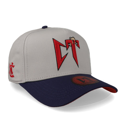 Gorra JC Hats Natanael Cano Gris con Azul Unitalla