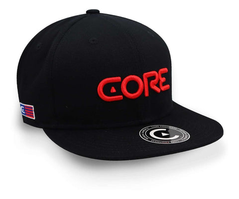 Gorra Core Logo Multi Costado Letras Rojas/negro Unitalla