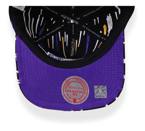 Gorra Mitchell & Ness Nba Burst Deadstock Lakers Negro Unita