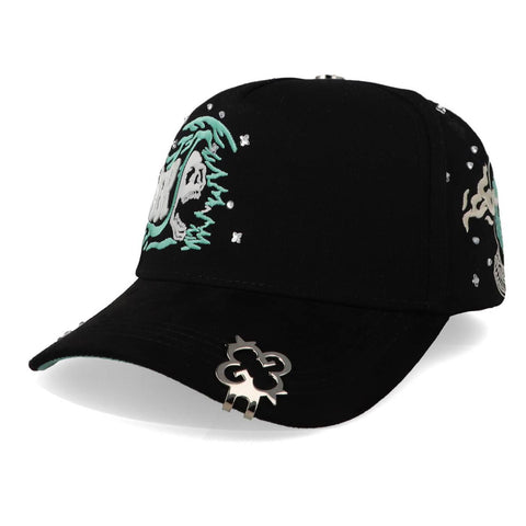 Gorra Clover Garments Skull Magic Negra Unitalla