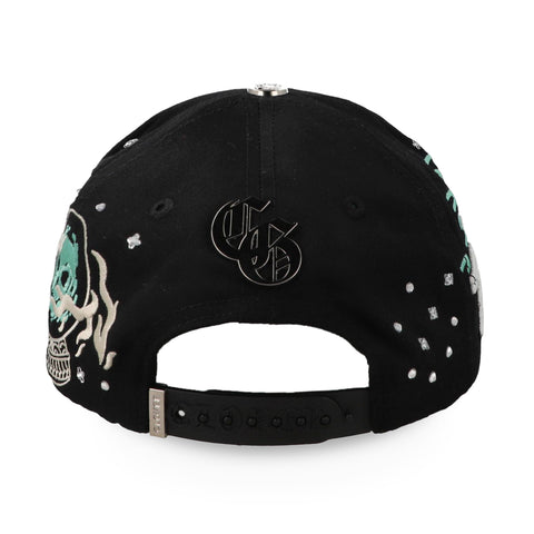 Gorra Clover Garments Skull Magic Negra Unitalla
