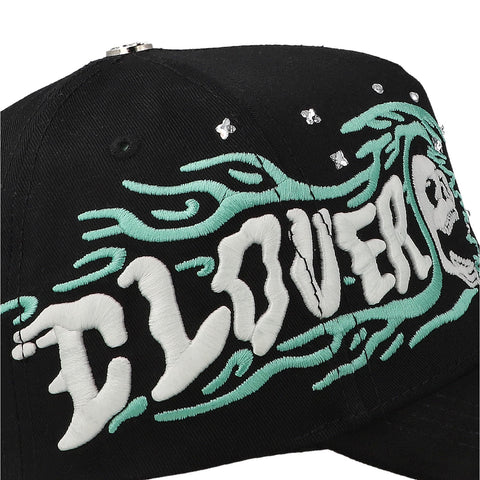 Gorra Clover Garments Skull Magic Negra Unitalla