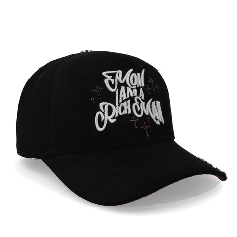 Gorra Clover I´m Rich Man Morado con Negro Unitalla