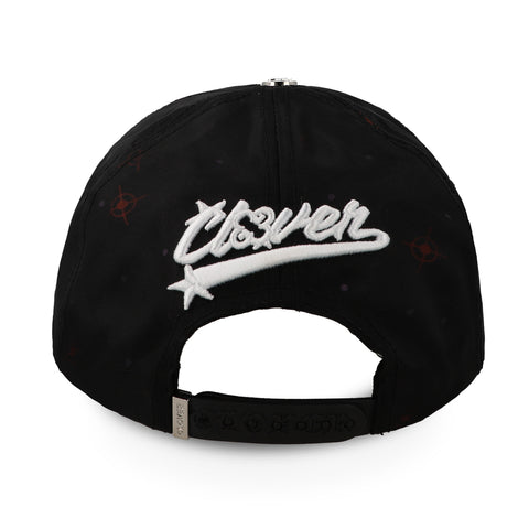 Gorra Clover Garments Eyes On Fire FW24 Negra Unitalla