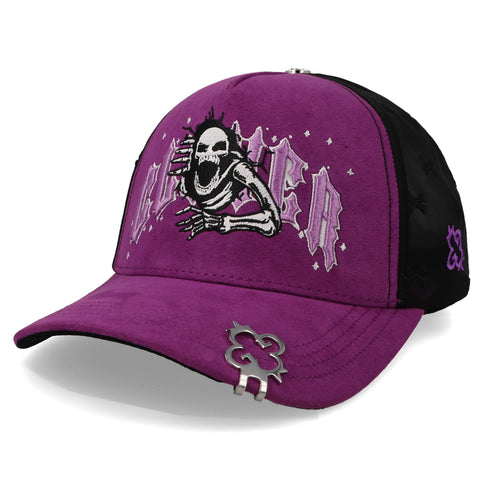 Gorra Clover Garments Bones Morado Unitalla