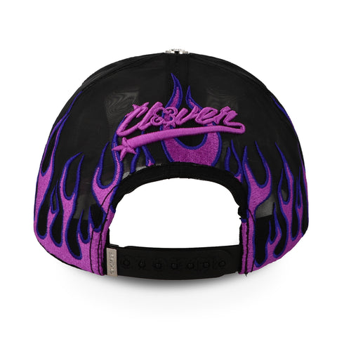 Gorra Clover Garments Fury Negro con Rojo Unitalla