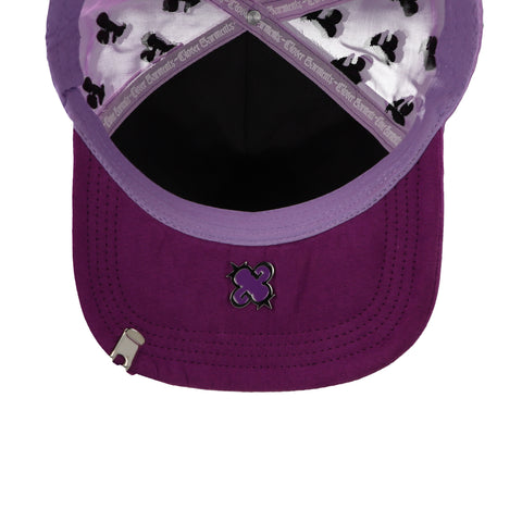 Gorra Clover Garments Berry Morado Blanco Unitalla