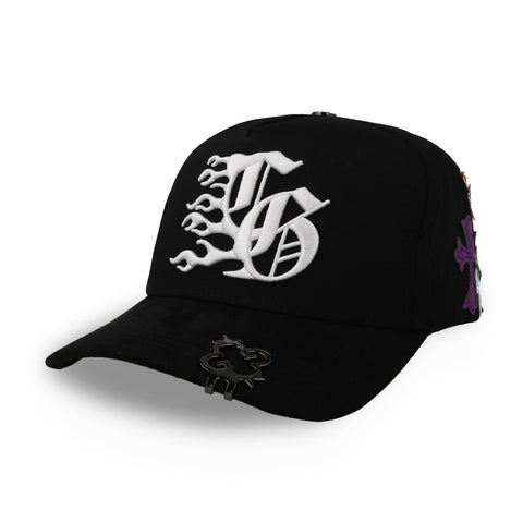 Gorra Clover Garments Cross Negro Unitalla