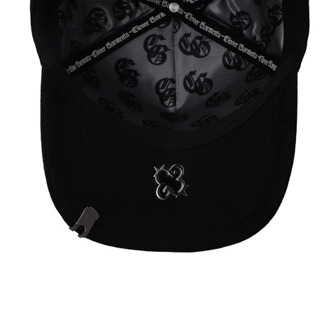 Gorra Clover Garments Cherry Clouds Negra Unitalla