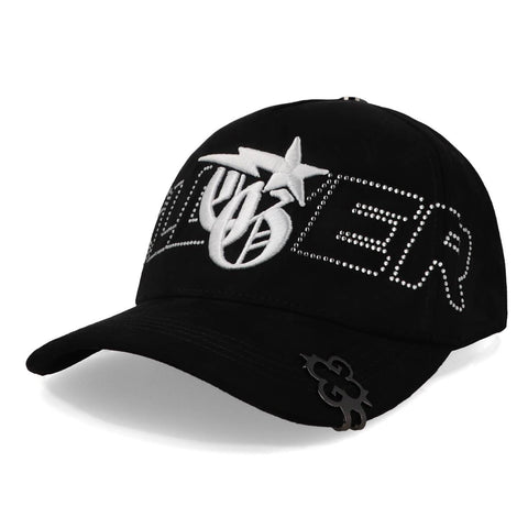 Gorra Clover Garments CLVR Cristales Negra Unitalla