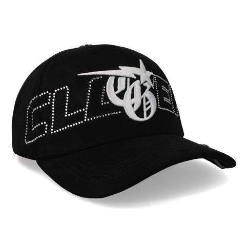 Gorra Clover Garments CLVR Cristales Negra Unitalla