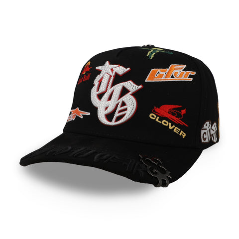 Gorra Clover Garments CLVR Pat Negro Unitalla