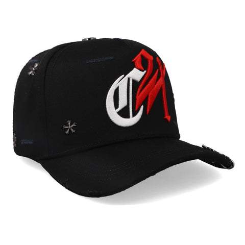 Gorra Clover Garments Calle 24 Chrome Cross Negra Unitalla