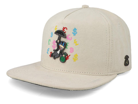 Gorra Cash Only 23 Monopoly Blanco Unitalla