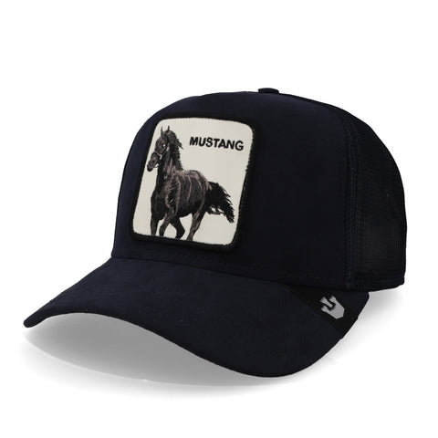 Gorra Goorin Bros 101-1870 The Suede Mustang Azul Unitalla