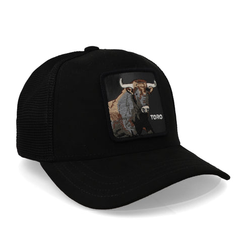 Gorra Goorin Bros Suede Bull Negra Unitalla