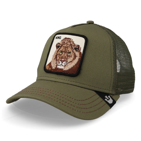 Gorra Goorin Bros The King Lion Verde Olivo Unitalla