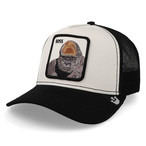Gorra Goorin Bros The Boss Negro Blanco Unitalla