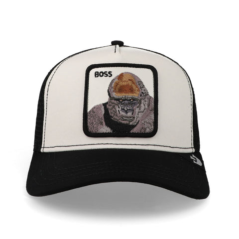 Gorra Goorin Bros The Boss Negro Blanco Unitalla