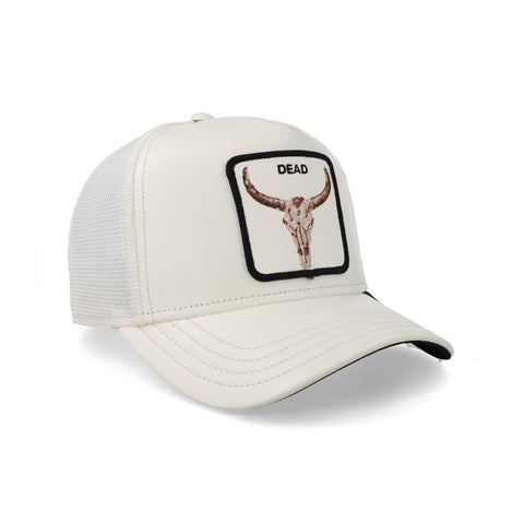 Gorra Goorin Bros Faux Leather Bull Skull Unitalla