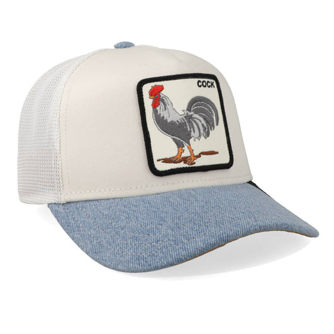 Gorra Goorin Bros Rooster Fan Institution Ball Club Blanco