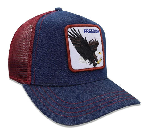 Gorra Goorin Bros The Freedom Eagle Azul Unitalla