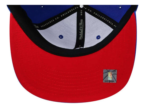 Gorra Mitchell & Ness Nba Embroidery Glitch 76ers Azul Unita