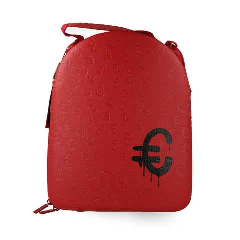 Cap Carrier Cash Only Fully Embossed Rojo Unitalla