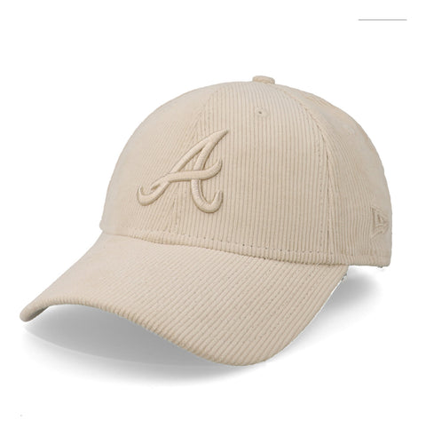 Gorra New Era 9 Forty Mlb Cord Atlanta Braves Beige Unitalla