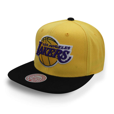 Gorra Mitchell & Ness NBA Core Basic Lakers Amarillo Uni
