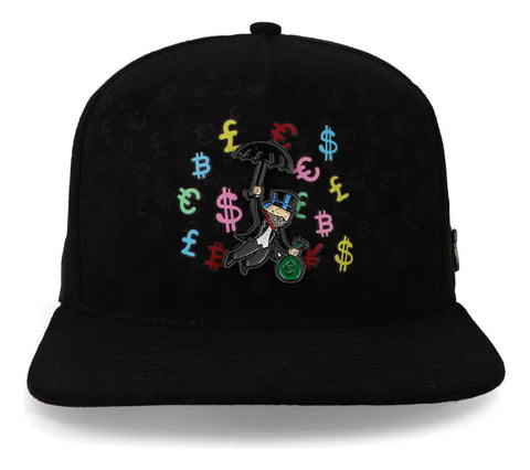 Gorra Cash Only 23 Monopoly Full Prime Negro Unitalla