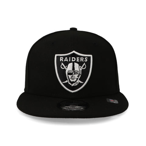 Gorra New Era 9 Fifty NFL Raiders Black&White Negro Unitalla