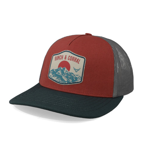 Gorra Ranch & Corral Outdoor Adventure 27 Rojo/Azul Unitalla