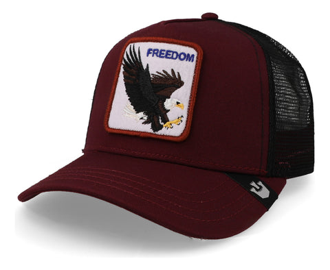 Gorra Goorin Bros 101-0384 The Freedom Eagle Vino Unitalla