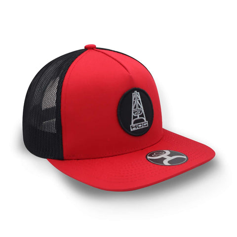 Gorra Hooey Rose Hogred 5 Panel Trucker Rojo Uni