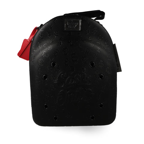 Cap Carrier Cash Only Fully Embossed Negro Unitalla