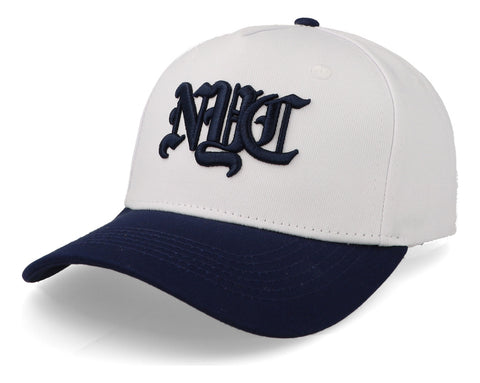 Gorra Overrated New York City Blanca Azul Blanco Unitalla