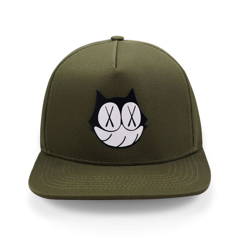 Gorra GC Brothers Felix The Cat Olivo Unitalla