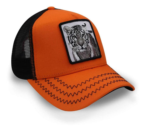 Gorra Goorin Bros 101-0392 The White Tiger Naranja Unitalla