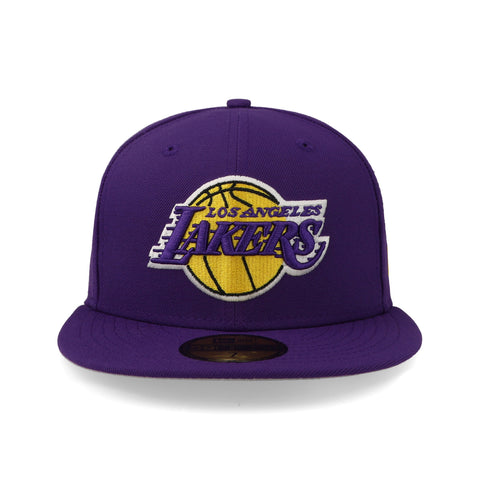 Gorra New Era 59 Fifty NBA Lakers OTC Morado Cerrada