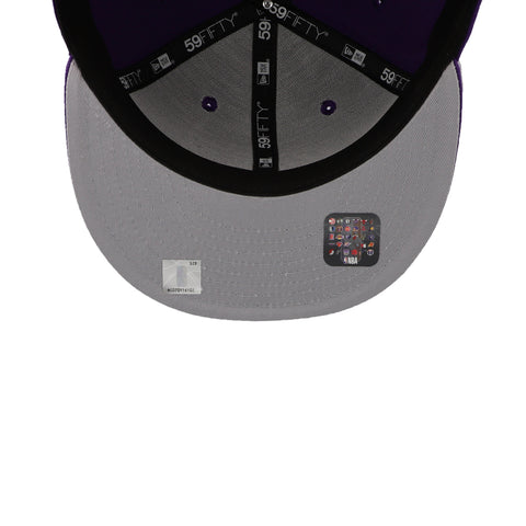 Gorra New Era 59 Fifty NBA Lakers OTC Morado Cerrada