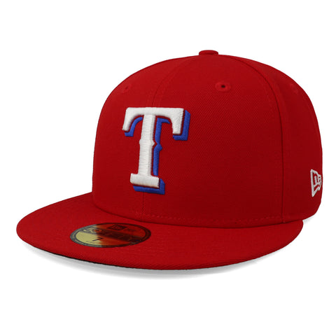 Gorra New Era 59Fifty MLB Rangers Acperf Rojo