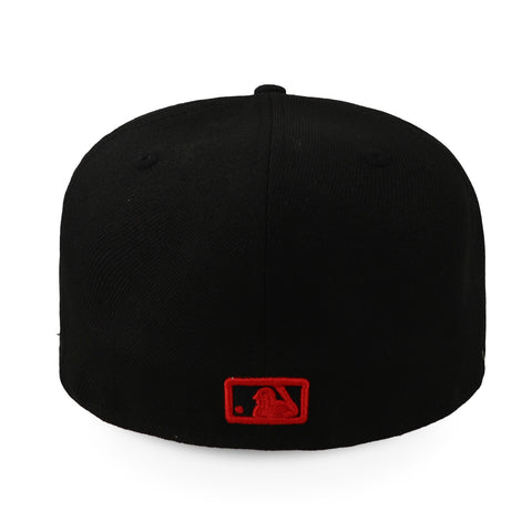 Gorra New Era 59 Fifty MLB Yankees Negro Rojo