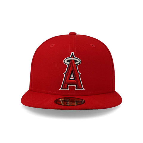 Gorra New Era 59 Fifty MLB Angels Ac Performance Game Rojo