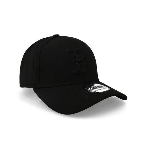 Gorra New Era 39Thirty MLB Red Sox Negro Cerrada