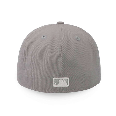 Gorra New Era 59FIFTY MLB Yankees Gris Blanco