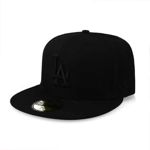 Gorra New Era 59 Fifty MLB Dodgers Basic Black On Black
