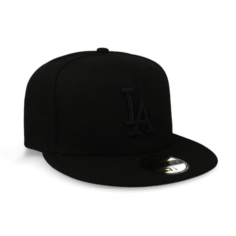 Gorra New Era 59 Fifty MLB Dodgers Basic Black On Black