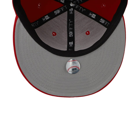 Gorra New Era 59Fifty MLB White Sox Rojo Blanco Cerrada